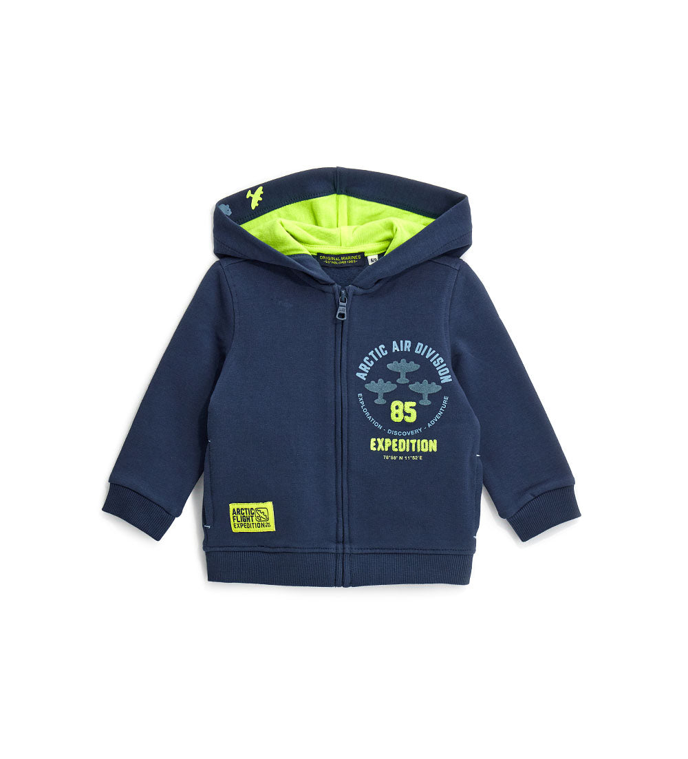 Top Felpa Open Capp - Coastal Blues