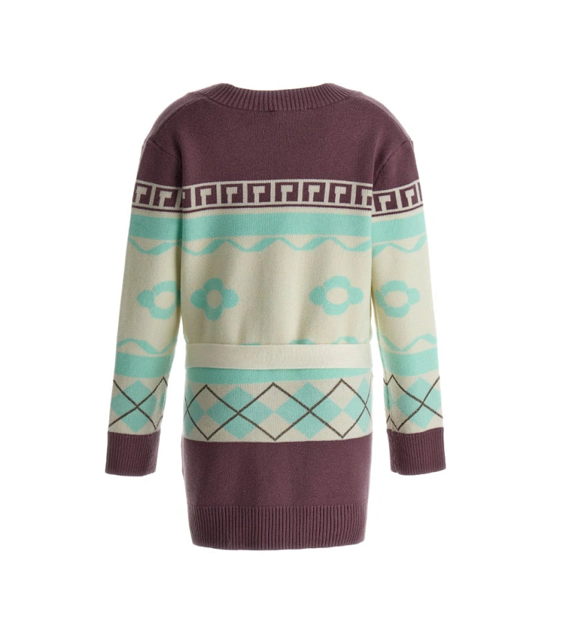 Wool /Kint Cardigan - Glow in the cold
