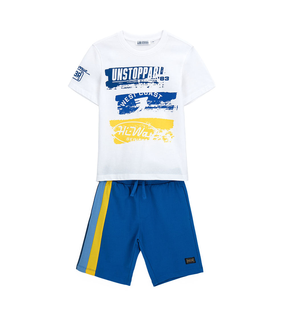 SET G/Collo MM+Pant - Denim Truker