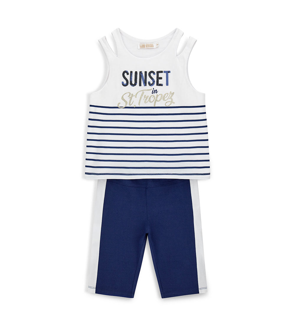 Set Canotta/Top+Pant - Marina Tennis Club