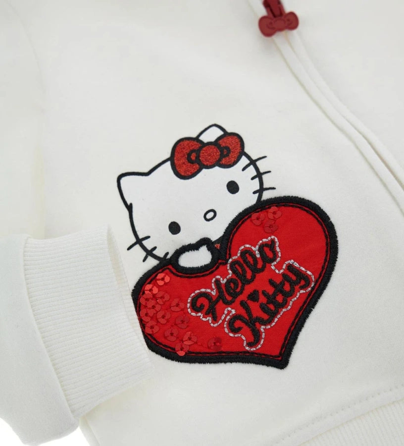 Top Felpa Open Capp. - HeartBeat