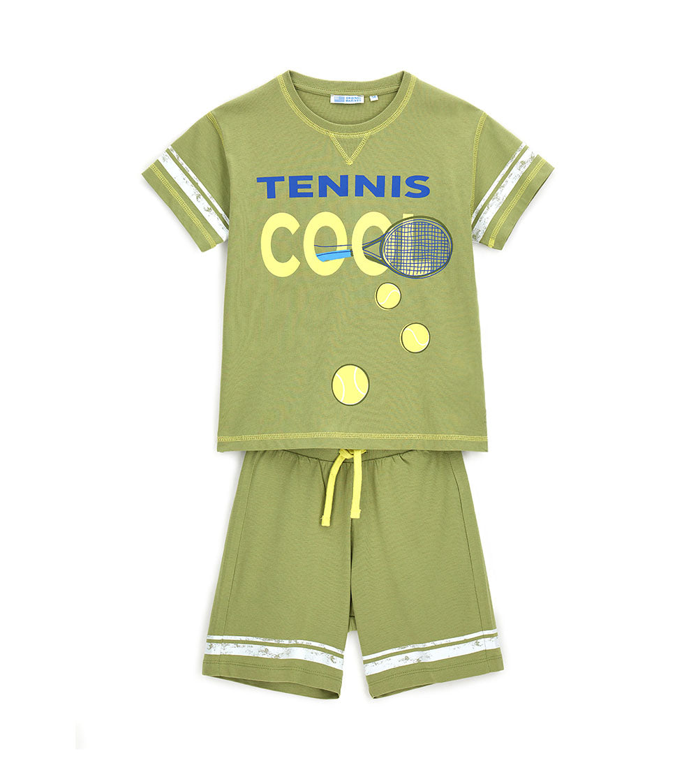 SET G/Collo MM+Pant - Tennis Cool